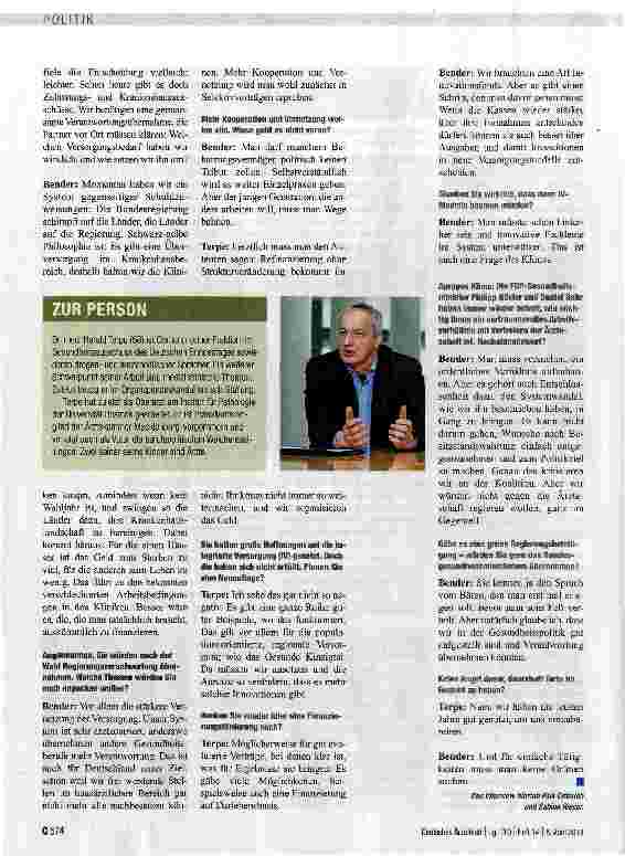Vorschauseite 3: Kassen sind richtige Amter geworden