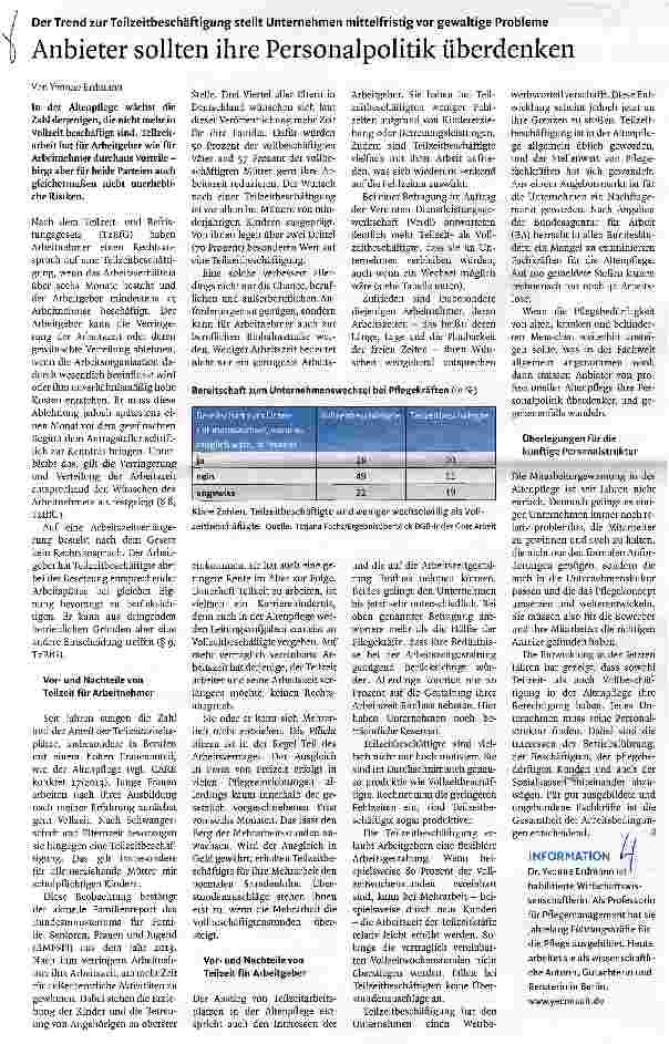 Vorschauseite 1: Anbieter sollten ihre Personalpolitik überdenken