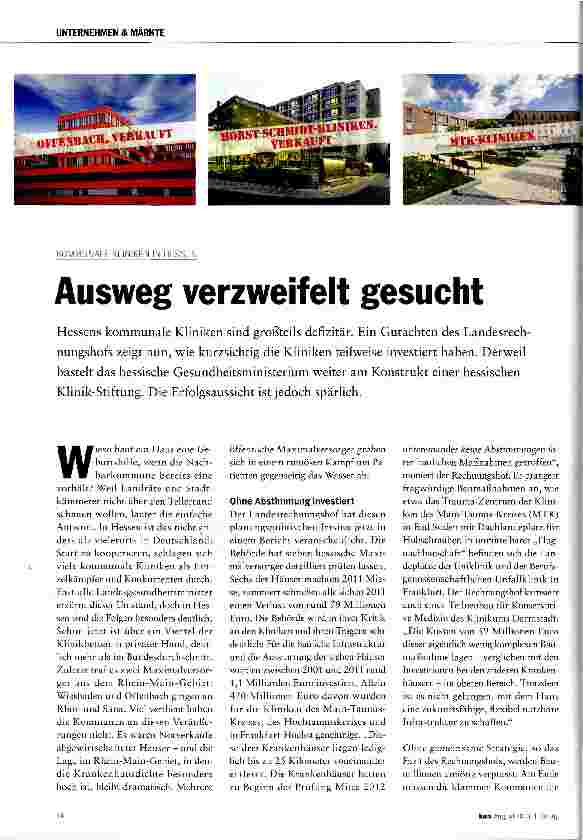 Vorschauseite 1: Ausweg verzweifelt gesucht