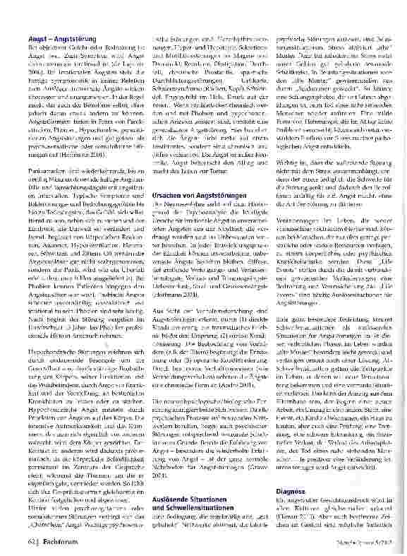 Vorschauseite 2: Ein multimodaler Therapieansatz bei Angststörungen