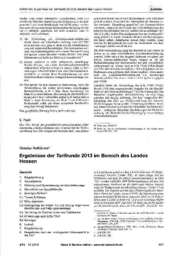 Vorschauseite 6: §16 TVöD /TV-L: Stufenzuordnung bei Wiedereinstellung