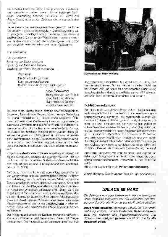 Vorschauseite 2: Um des Menschen willen - Patientenorientierung als Aufgabe ganzheitlicher Pflege