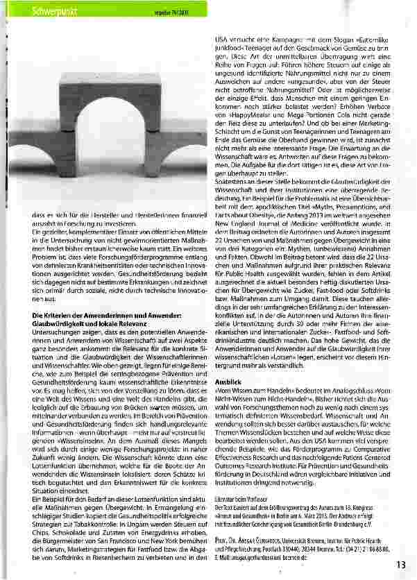 Vorschauseite 2: »Vom Wissen zum Handeln und zurück: Brücke, Boot oder (U-)Bahn?«