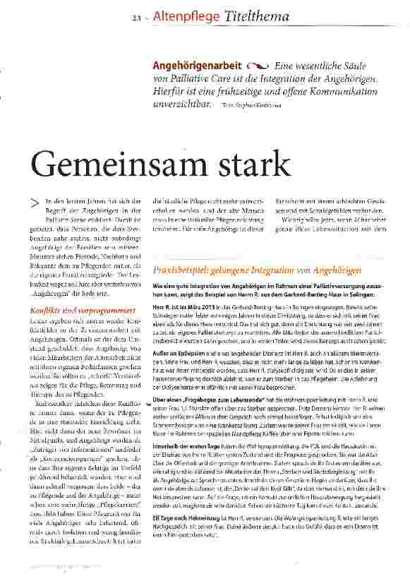 Vorschauseite 2: Gemeinsam stark