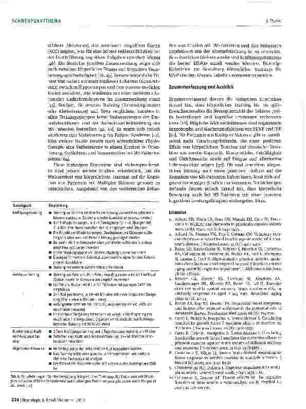 Vorschauseite 4: Neuronale Wirkmechanismen körperlicher Aktivität auf die kognitive Leistungsfähigkeit