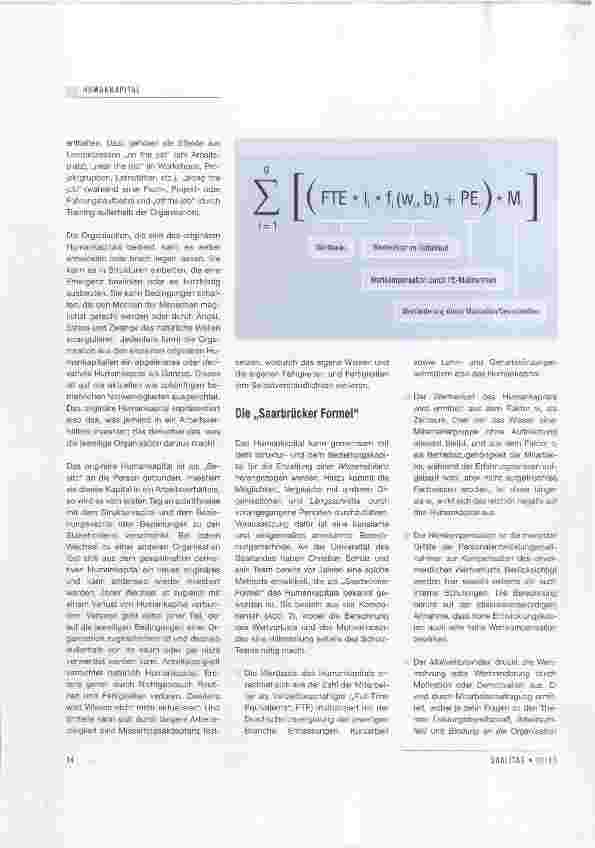 Vorschauseite 3: Zur Messung des Humankapitals im Gesundheitswesen