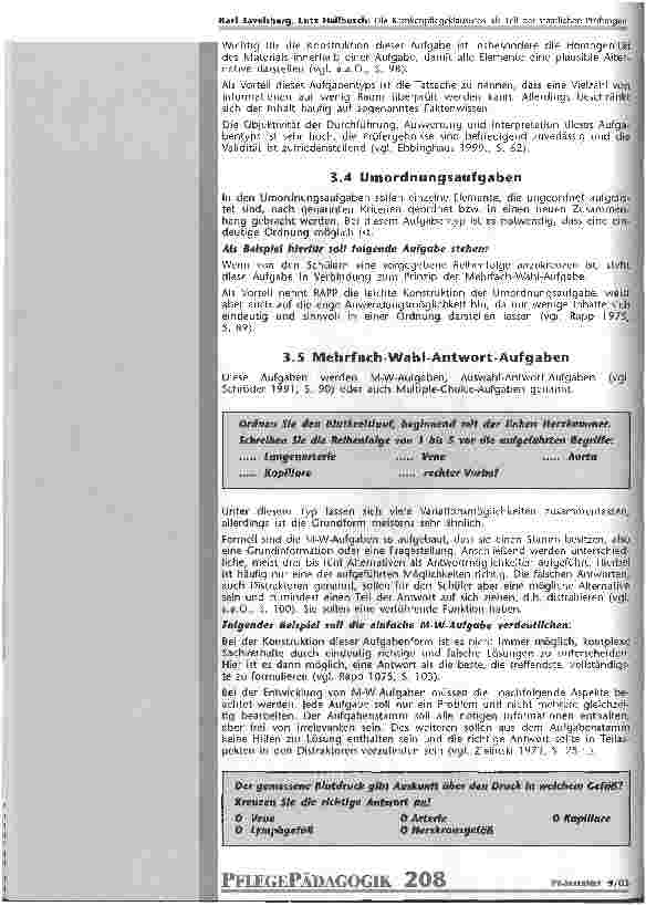 Vorschauseite 4: Die Krankenpflegeklausuren als Teil der stasatlichen Prüfungen Untersuchungen der Examensklausuren in NRW unter formalen und inhaltlichen Aspekten