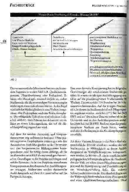 Vorschauseite 6: Theorie-Praxis-Verzahnung in einem grundständigen Pflegestudiengang Das Wittener Modell