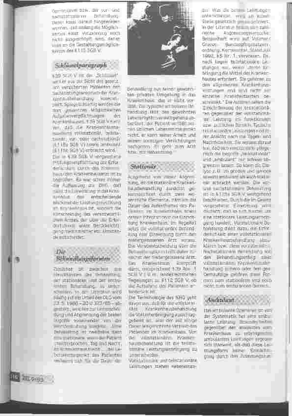 Vorschauseite 2: Ambulantes Operieren - Chancen und Risiken Zu rechtlichen Aspekten der neuen Behandlungsformen