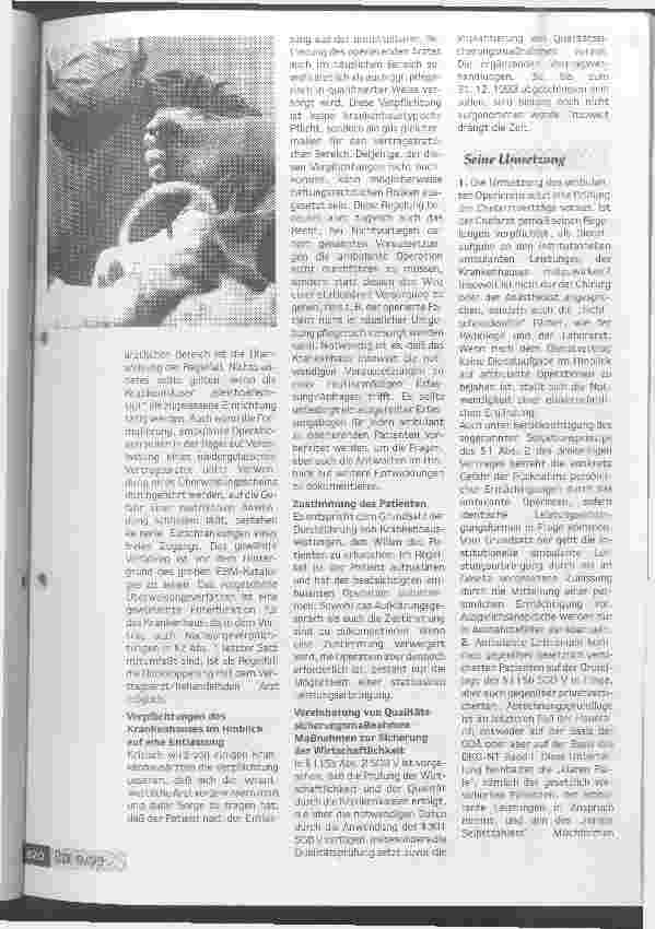 Vorschauseite 5: Ambulantes Operieren - Chancen und Risiken Zu rechtlichen Aspekten der neuen Behandlungsformen