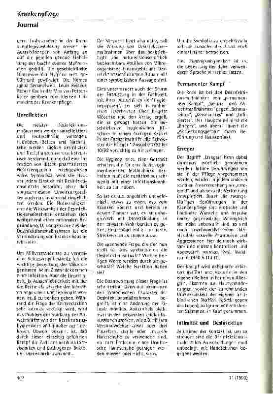 Vorschauseite 2: Das Desinfektionsritual