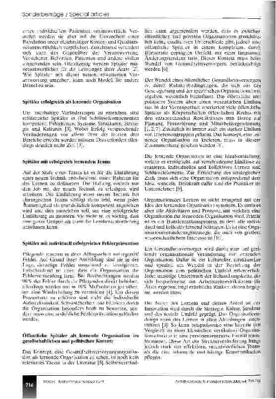 Vorschauseite 2: Spitalmanagement als wirtschaftliches Modell