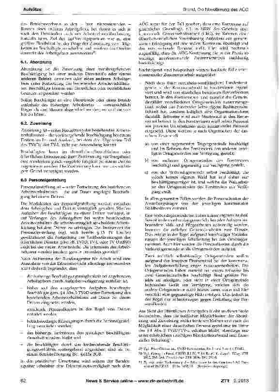 Vorschauseite 4: Die Novellierung des AÜG