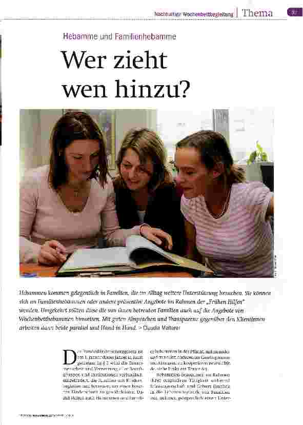 Vorschauseite 1: Wer zieht wen hinzu?