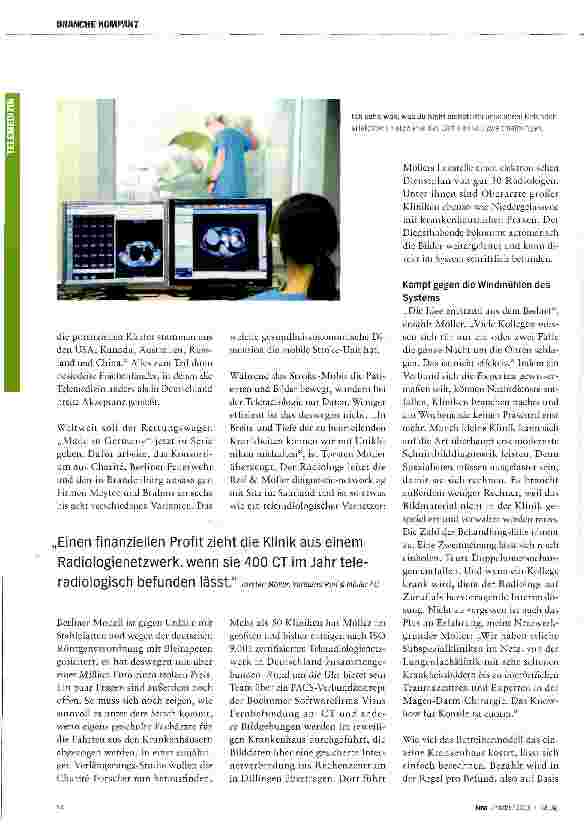 Vorschauseite 4: Schrittmacher fürs Krankenhaus
