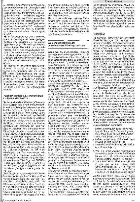 Vorschauseite 2: Schwangerschaftsprävention nach Interruptio