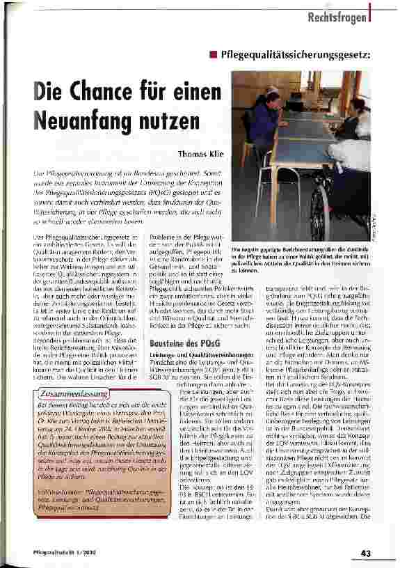 Vorschauseite 1: Die Chancen für einen Neuanfang nutzen