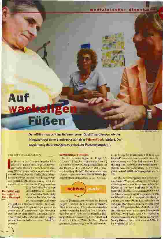 Vorschauseite 1: Auf wackeligen Füßen