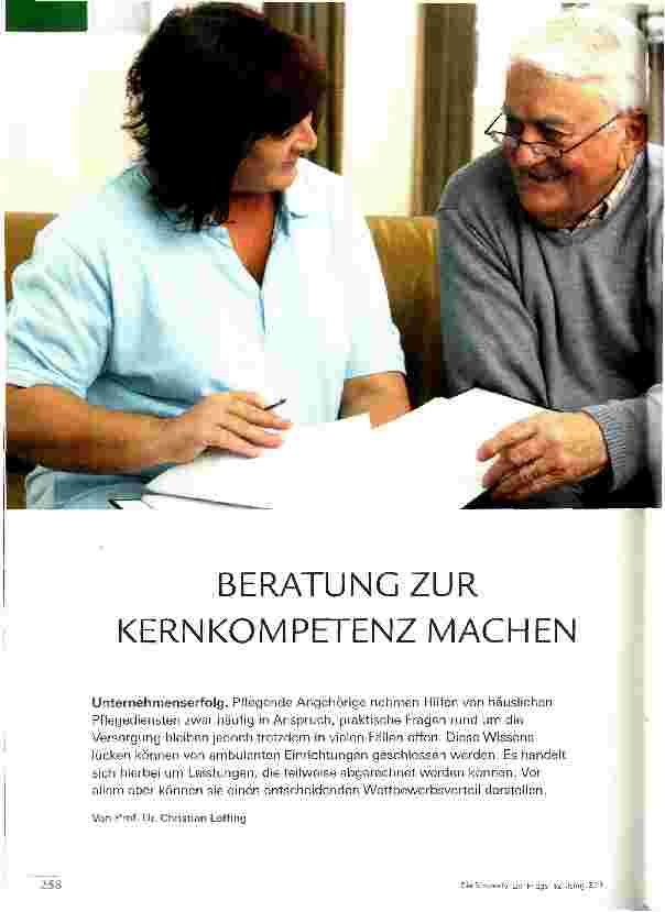 Vorschauseite 1: BERATUNG ZUR KERNKOMPETENZ MACHEN