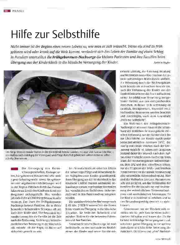 Vorschauseite 1: Hilfe zur Selbsthilfe