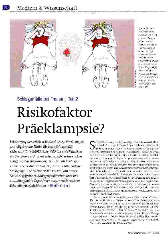Vorschauseite 1: Schlaganfälle bei Frauen | Teil 2 Risikofaktor Präeklampsie?