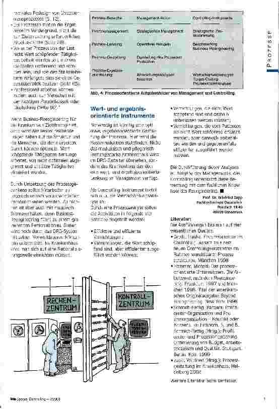 Vorschauseite 5: Im Mittelpunkt die Prozesse Aufgabe für Management und Controlling
