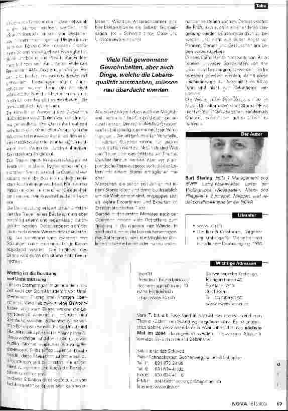 Vorschauseite 2: Was ist ein Stoma?