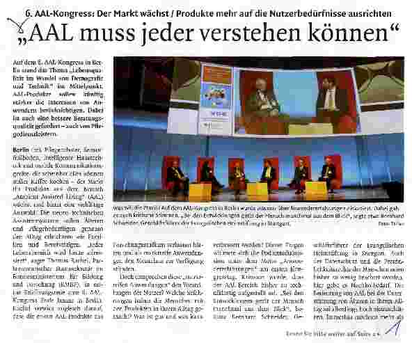 Vorschauseite 1: AAL muss jeder verstehen können