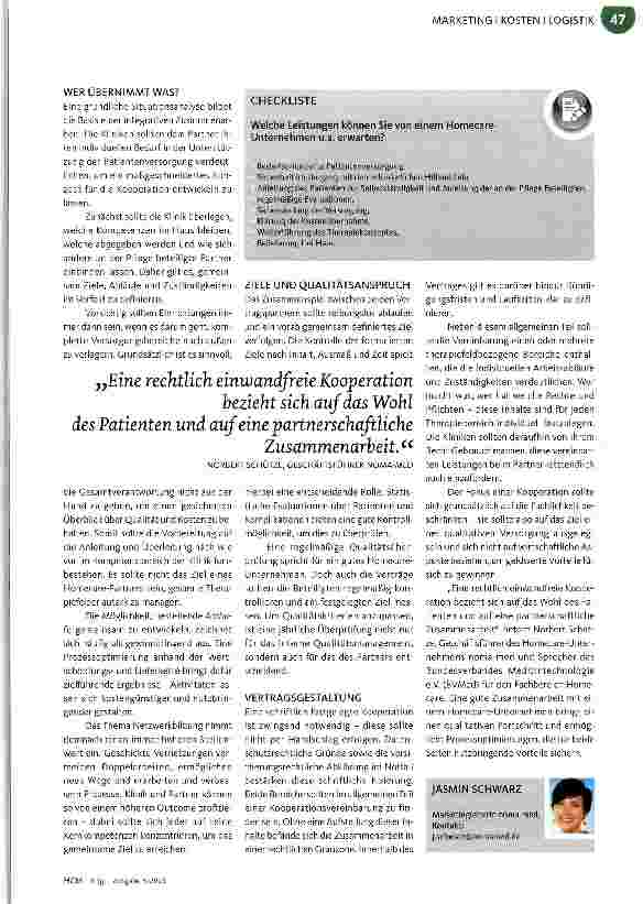 Vorschauseite 2: Homecare-Leistungen effizient einbinden