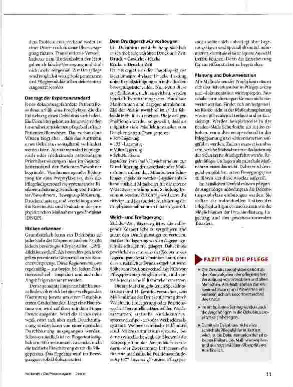 Vorschauseite 2: Dekubitus vorbeugen