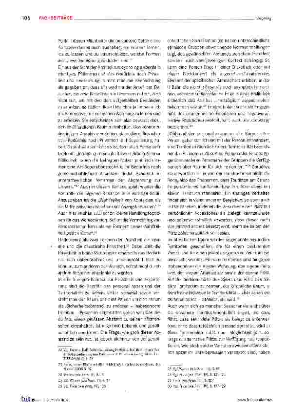 Vorschauseite 4: Können Bibliotheksbau und Ausstattung verhaltenssteuernd wirken?