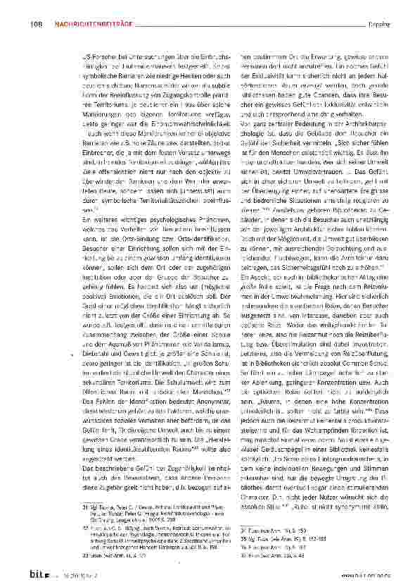 Vorschauseite 5: Können Bibliotheksbau und Ausstattung verhaltenssteuernd wirken?