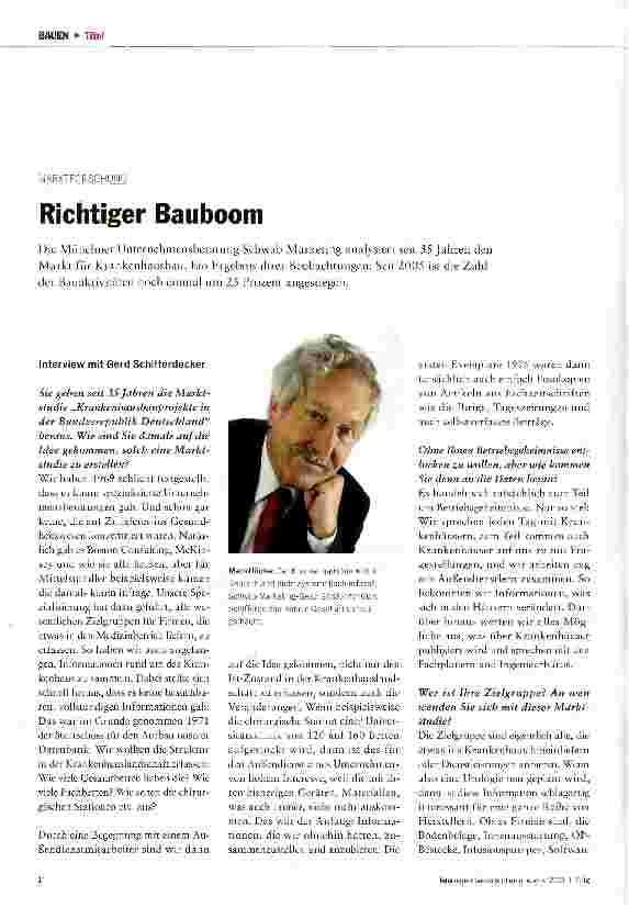 Vorschauseite 1: Richtiger Bauboom