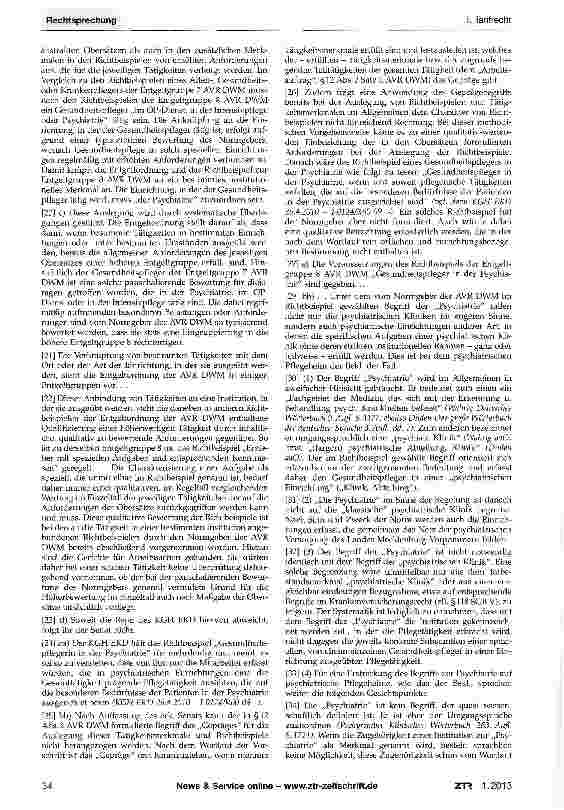 Vorschauseite 2: Eingruppierung einer Pflegefachkraft in einem psychiatrischen Pflegeheim der DiakonieArbeitsvertragsrichtlinien des Diakonischen Werkes der Evangelisch-Lutherischen Landeskirche M…