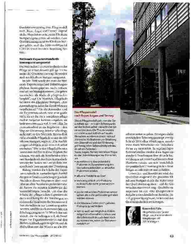 Vorschauseite 2: Arbeiten am Klinikum Stuttgart