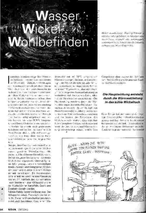 Vorschauseite 1: Wasser, Wickel, Wohlbefinden