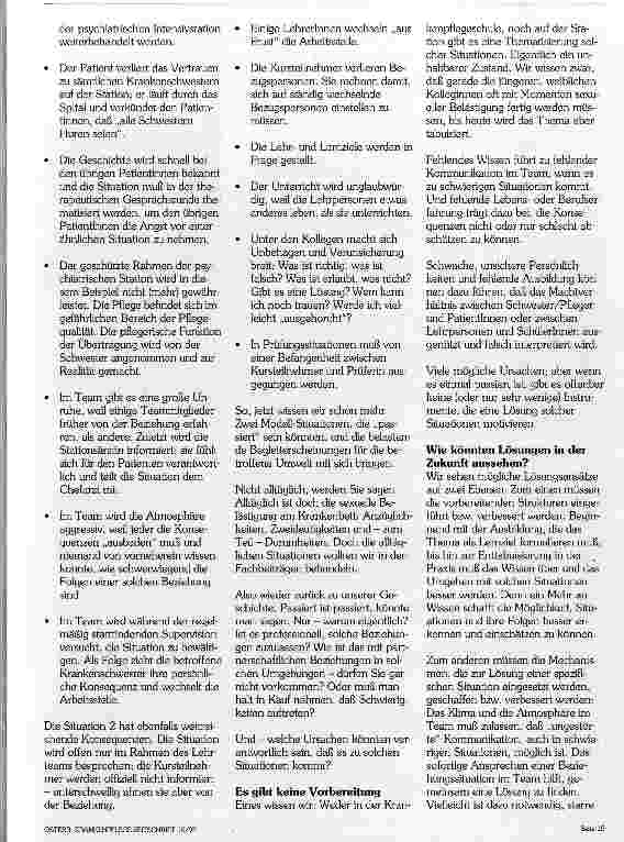 Vorschauseite 2: Sexuelle Beziehungen in der Pflege Titelgeschichte
