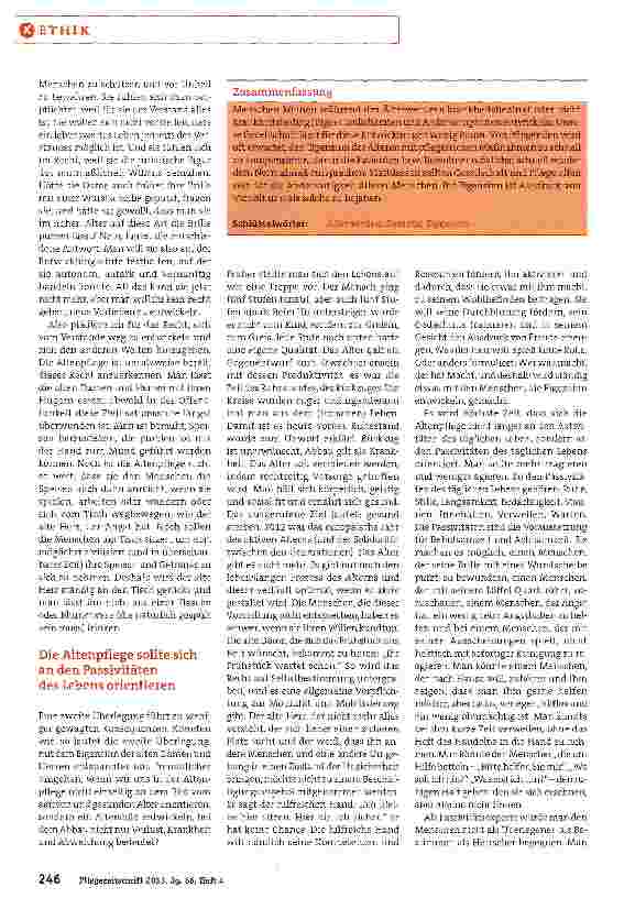 Vorschauseite 3: Das Recht der Alten auf Eigensinn