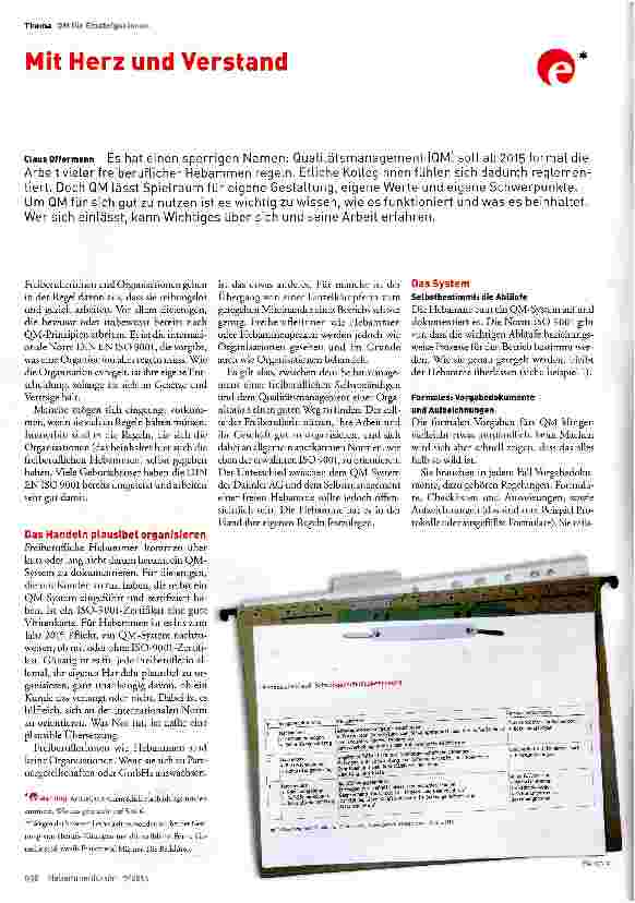 Vorschauseite 1: Mit Herz und Verstand