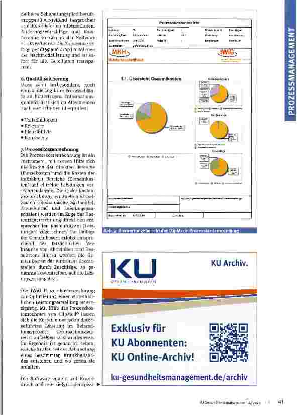 Vorschauseite 4: Permanente prozessorientierte Planung der Patientenversorgung