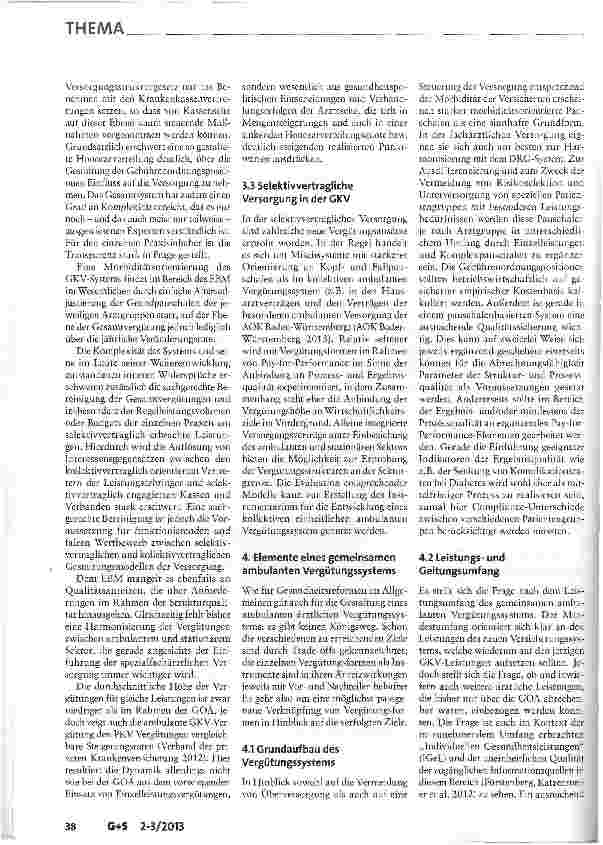 Vorschauseite 3: Neuordnung der ambulanten ärztlichen Vergütung