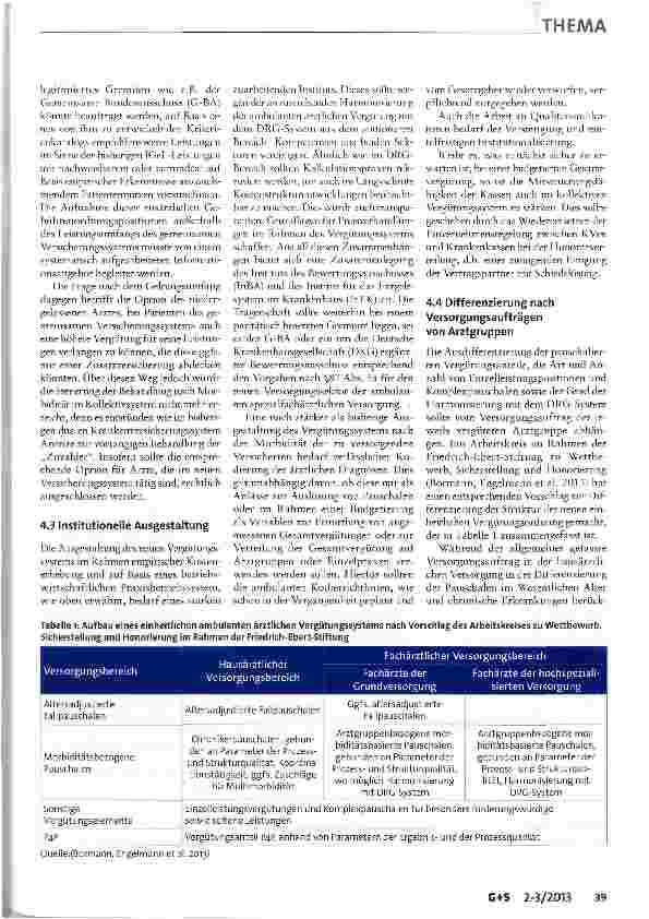 Vorschauseite 4: Neuordnung der ambulanten ärztlichen Vergütung