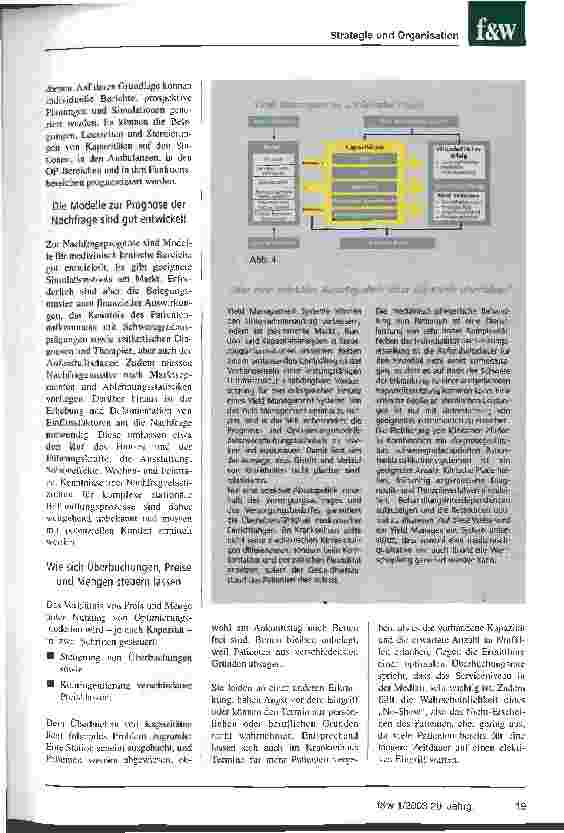 Vorschauseite 4: Yield Management steigert Ertrag des Krankenhauses Wie die Städtischen Krankenhäuser Krefeld ihre Leistung zu verschiedenen Zeiten und unterschiedlichen Preisen verkaufen