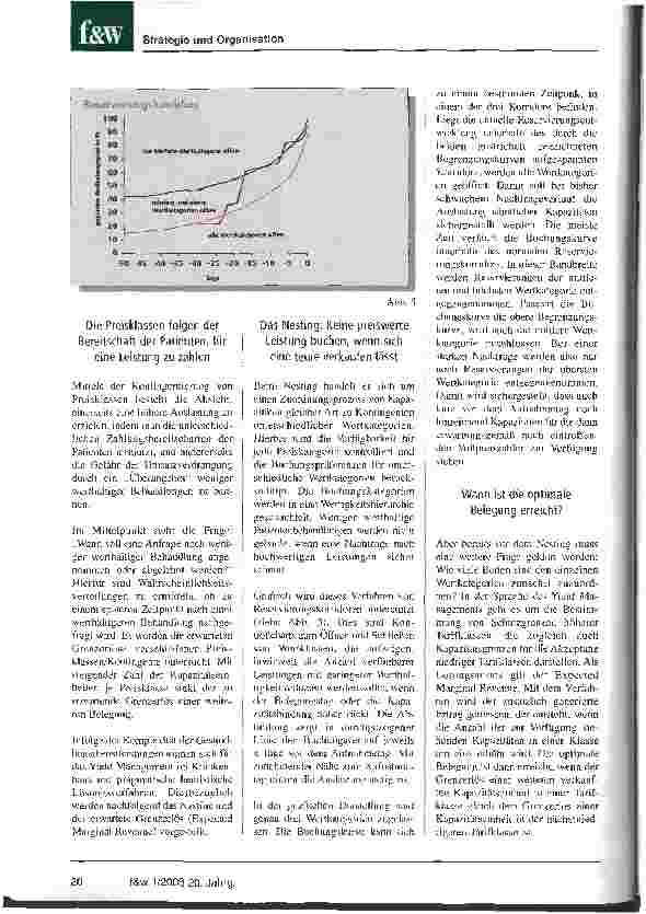 Vorschauseite 5: Yield Management steigert Ertrag des Krankenhauses Wie die Städtischen Krankenhäuser Krefeld ihre Leistung zu verschiedenen Zeiten und unterschiedlichen Preisen verkaufen