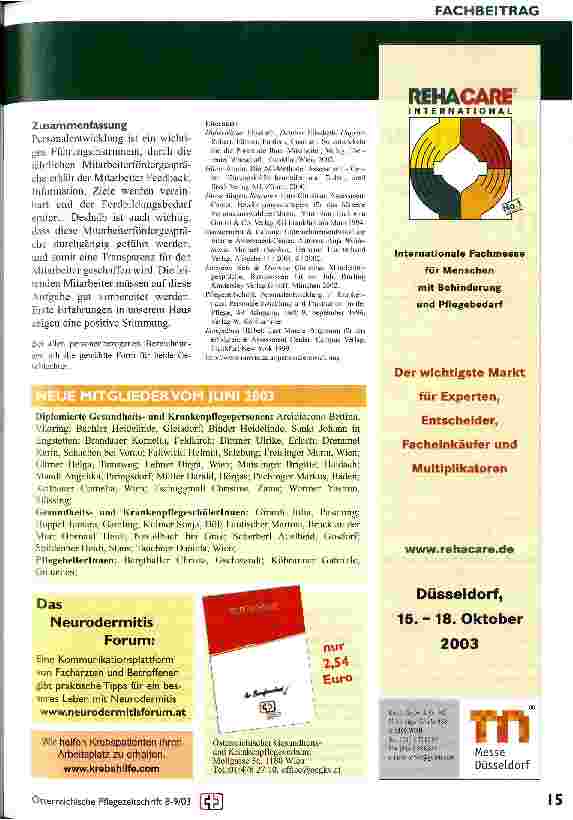 Vorschauseite 3: Personalentwicklung