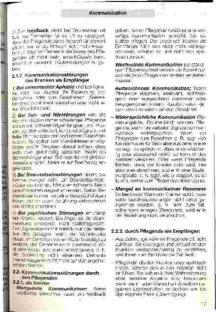 Vorschauseite 5: Kommunikation in der Pflege psychisch Alterskranker Pflege ist Kommunikation