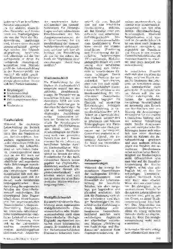 Vorschauseite 2: Lehrerausbildung zwischen Tradition und Innovation Beispiel:Studiengang Medizin/Plegepädagogik an der Charité