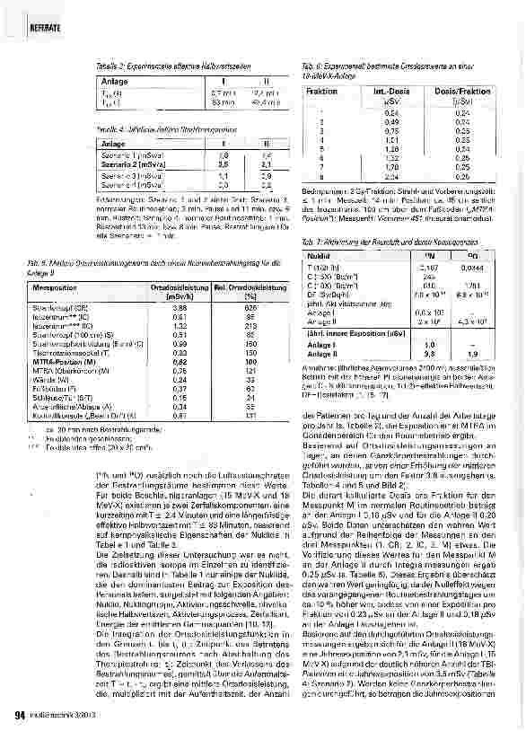 Vorschauseite 5: Schwangerschaft und Strahlen therapie - Ein Problem für beruflich strahlenexponierte Mitarbeiterinnen?