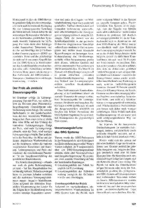Vorschauseite 2: Das Ende der Gießkannenpolitik