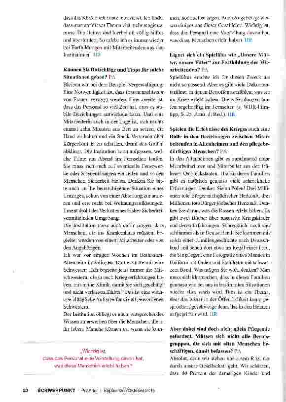 Vorschauseite 6: „Sie sind 1935 geboren. Sicherlich hat Ihr Jahrgang viel erlebt. ..